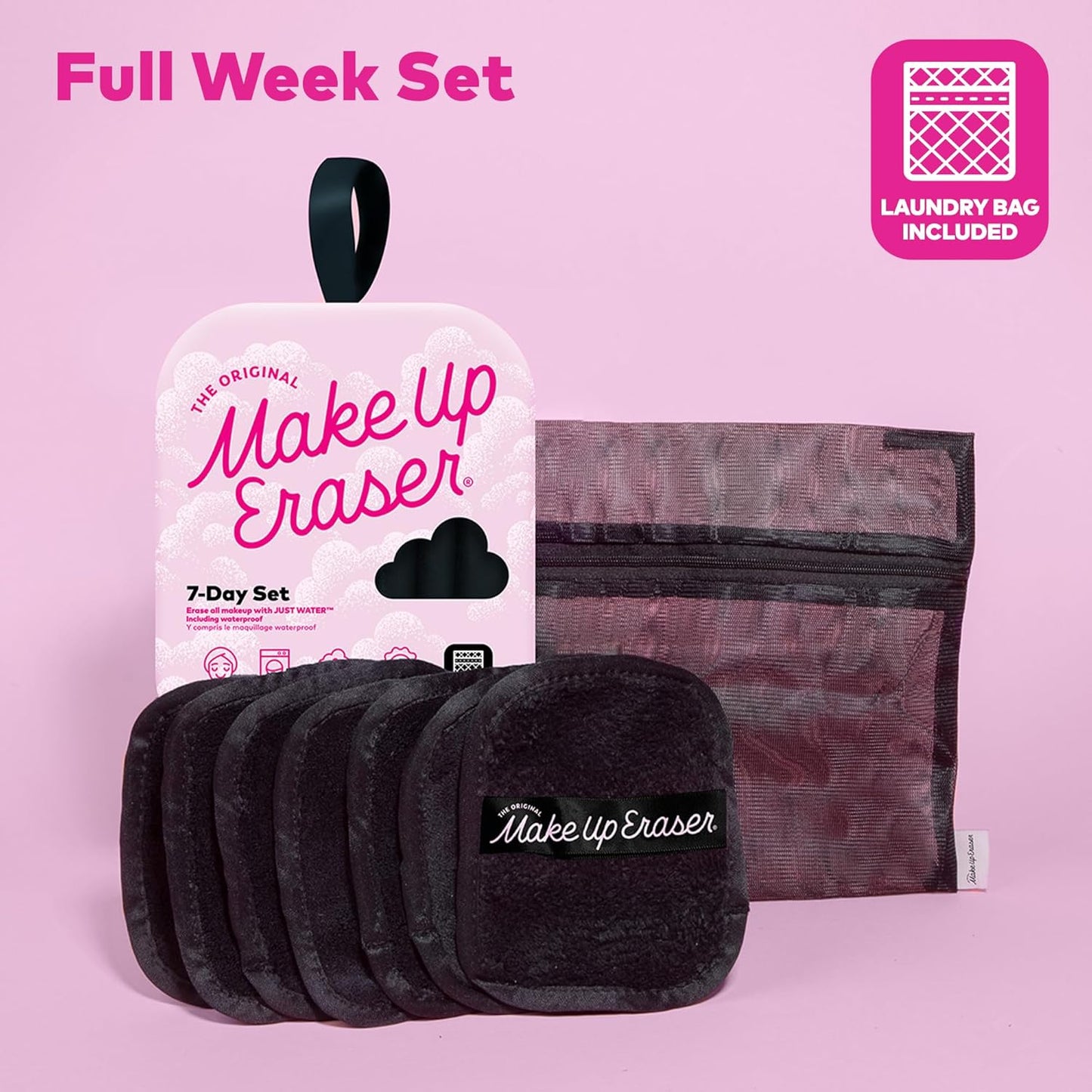 MAKEUP ERASER Reusable Makeup Remover 7 - Day Set