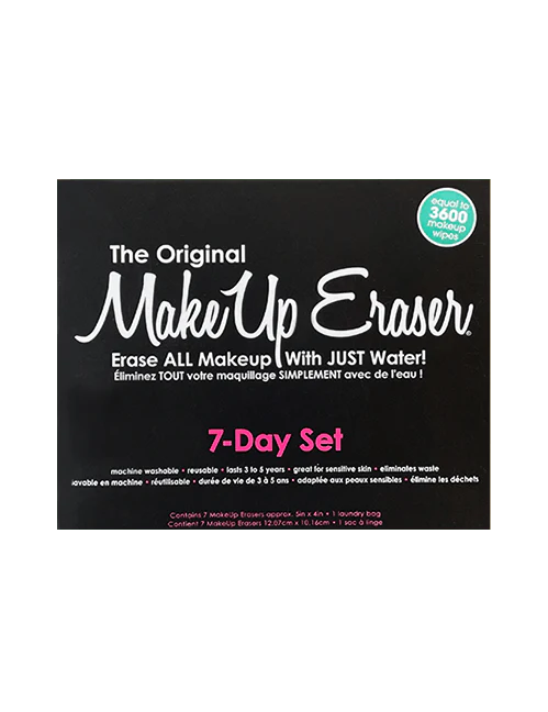 MAKEUP ERASER Reusable Makeup Remover 7 - Day Set